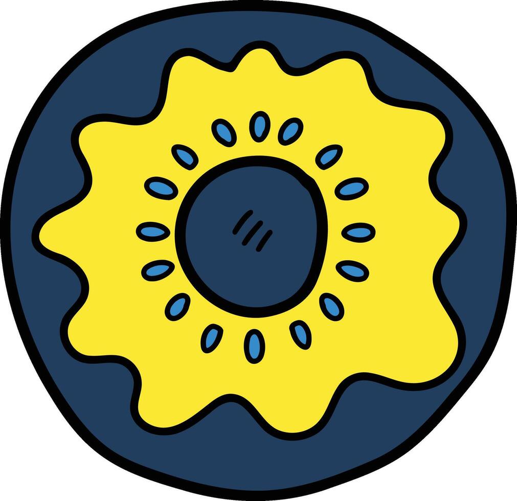 Hand Drawn stars and space in flat style vector