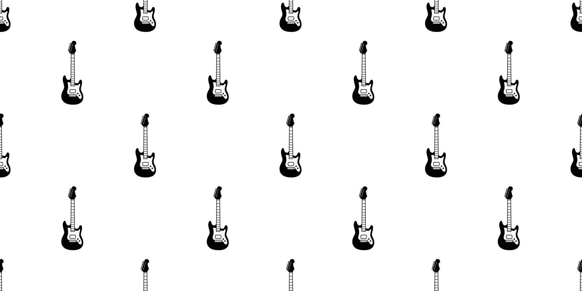 guitarra sin costura modelo vector eléctrico bajo ukelele icono logo símbolo música bufanda aislado repetir fondo de pantalla loseta antecedentes gráfico dibujos animados ilustración garabatear diseño