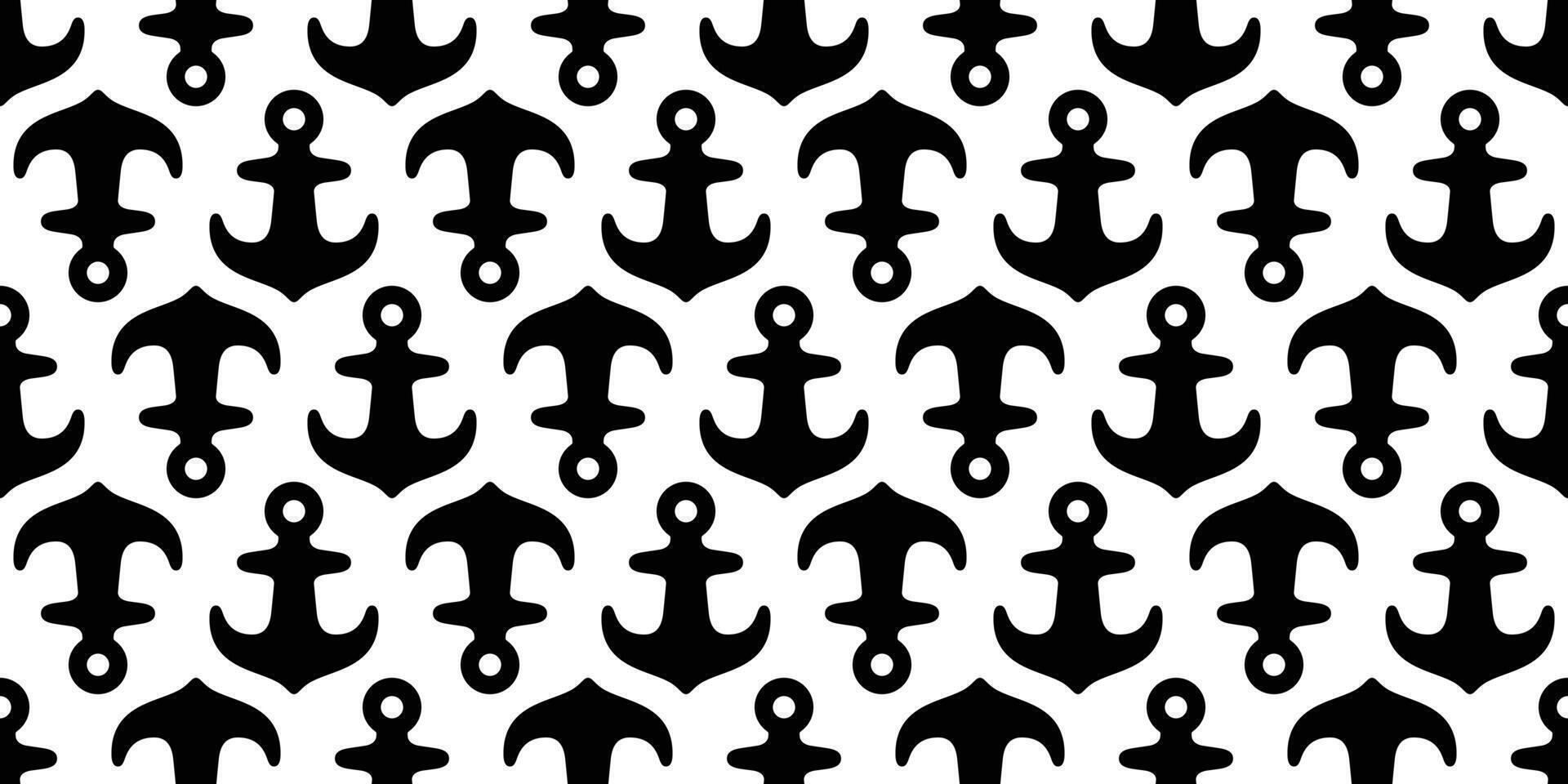 Anchor seamless pattern vector boat pirate helm Nautical maritime ocean sea repeat wallpaper tile background scarf isolated illustration design