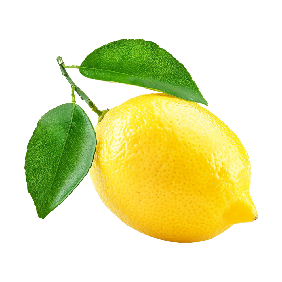 AI generated Lemon isolated on transparent background png