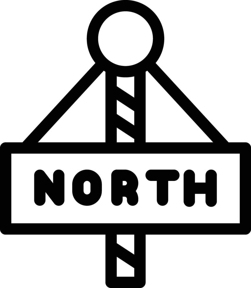 North Pole vector icon