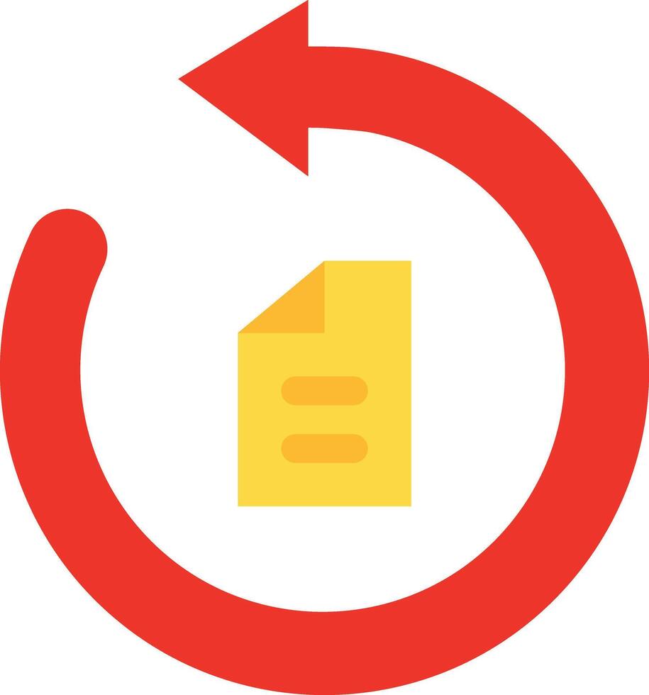 Recovery vector icon