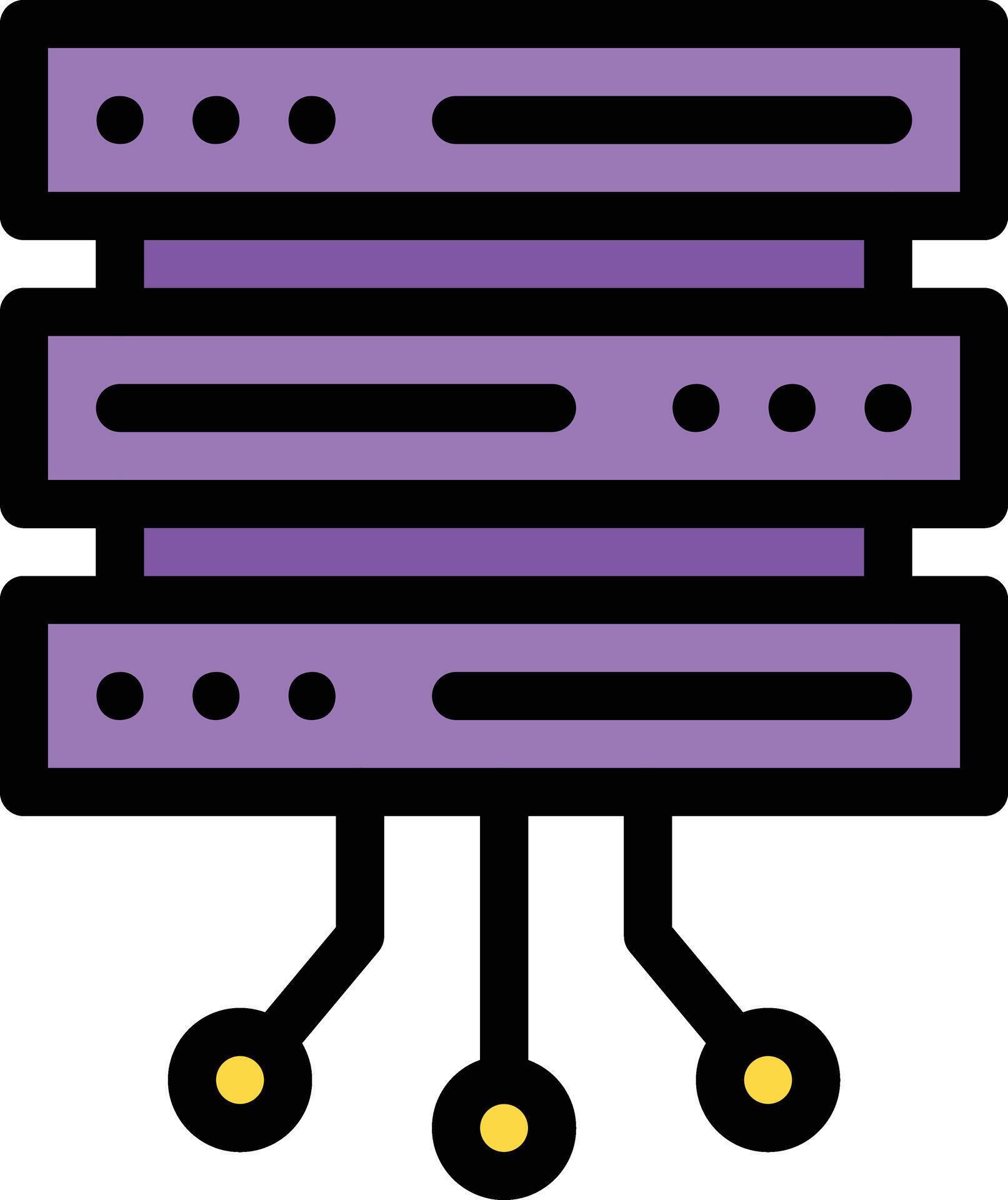 Data storage vector icon 41921119 Vector Art at Vecteezy