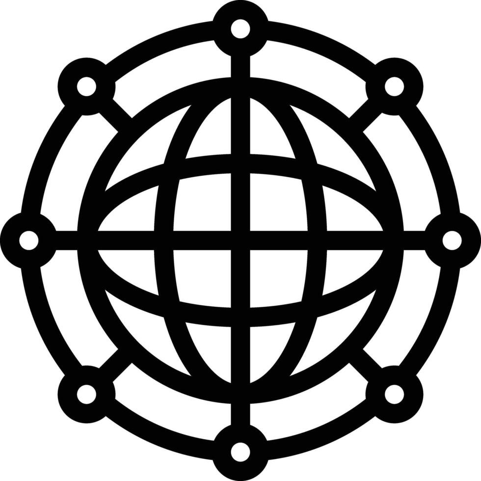 Global Network vector icon