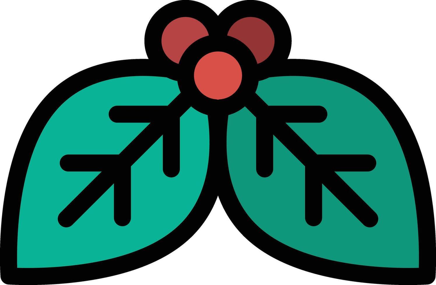 Mistletoe vector icon