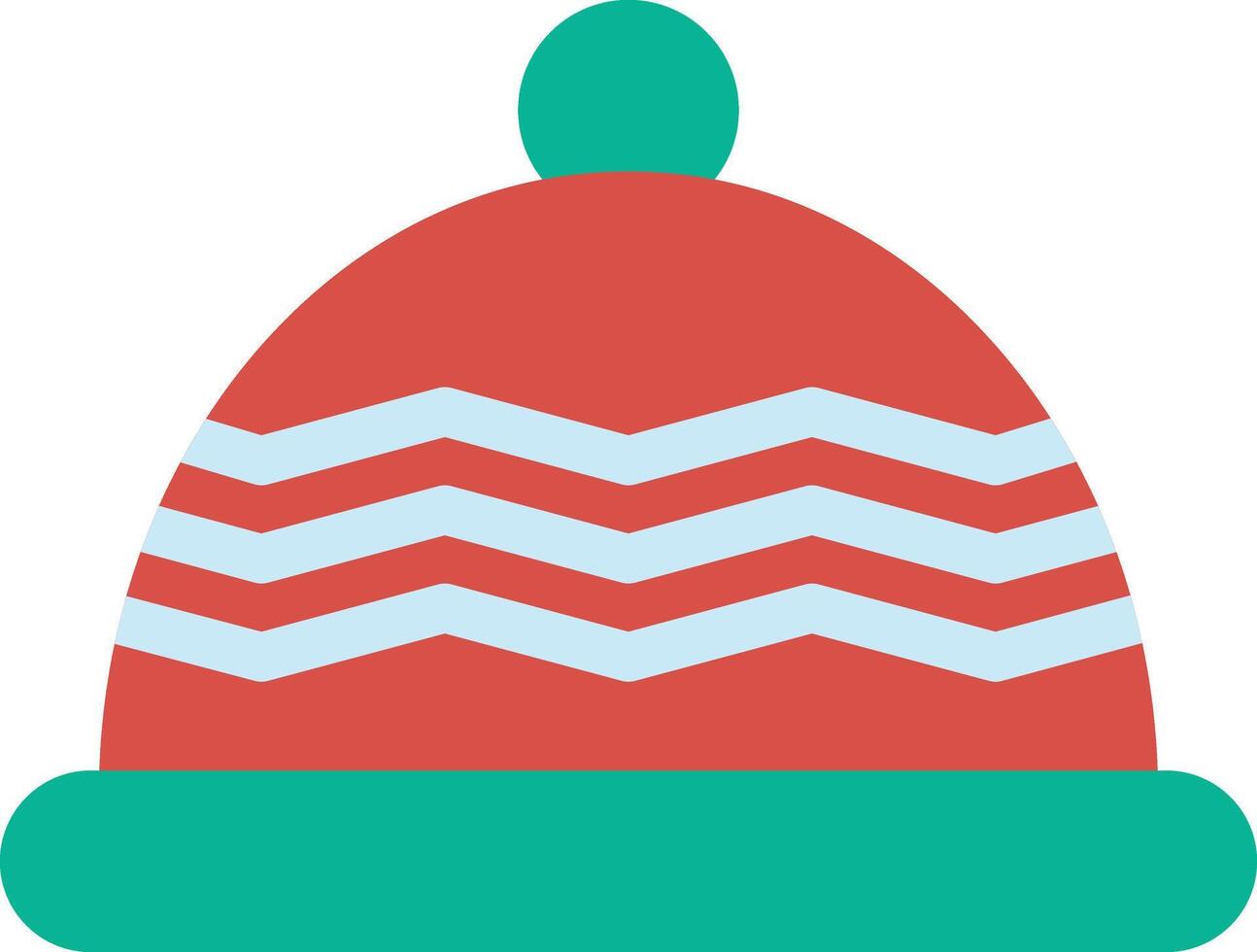 icono de vector de sombrero de invierno