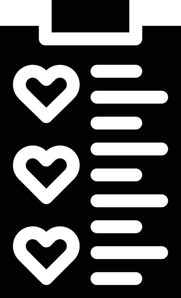 Wishlist vector icon