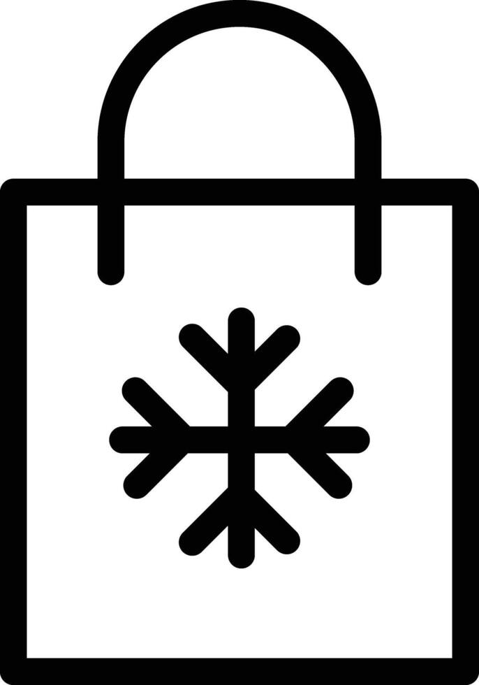 icono de vector de bolsa de compras