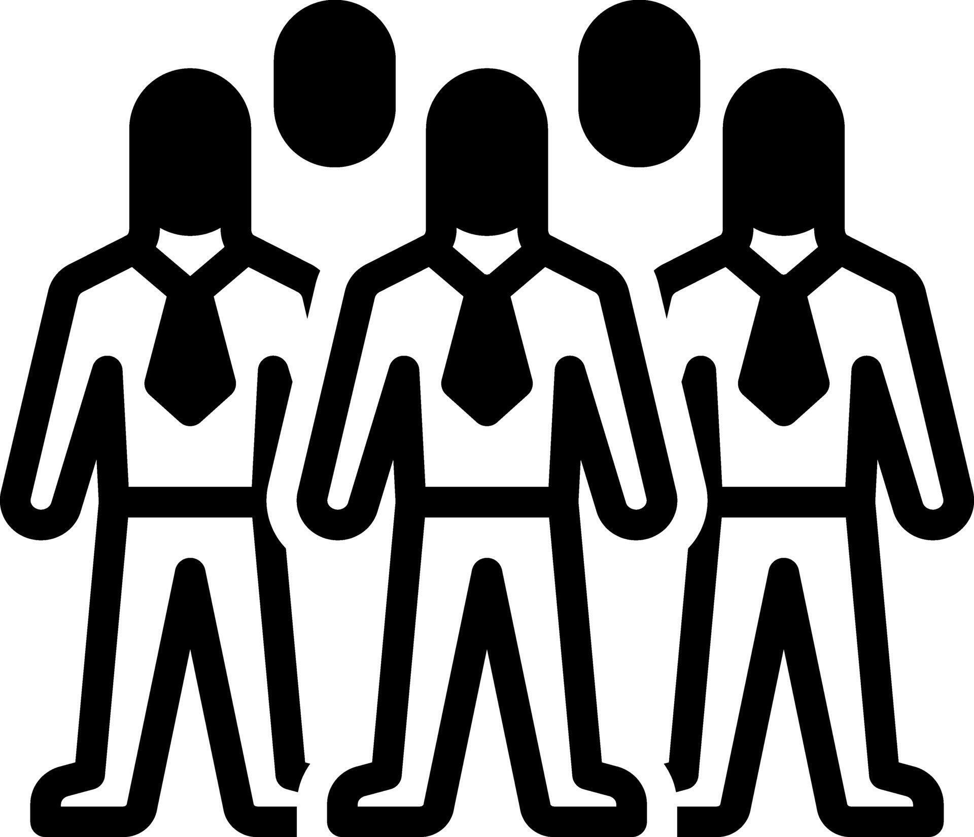 Vector solid black icon for staffing 41921508 Vector Art at Vecteezy