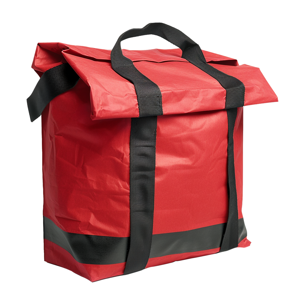 AI generated Food delivery bag isolated on transparent background png