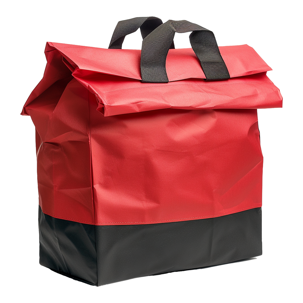 AI generated Food delivery bag isolated on transparent background png