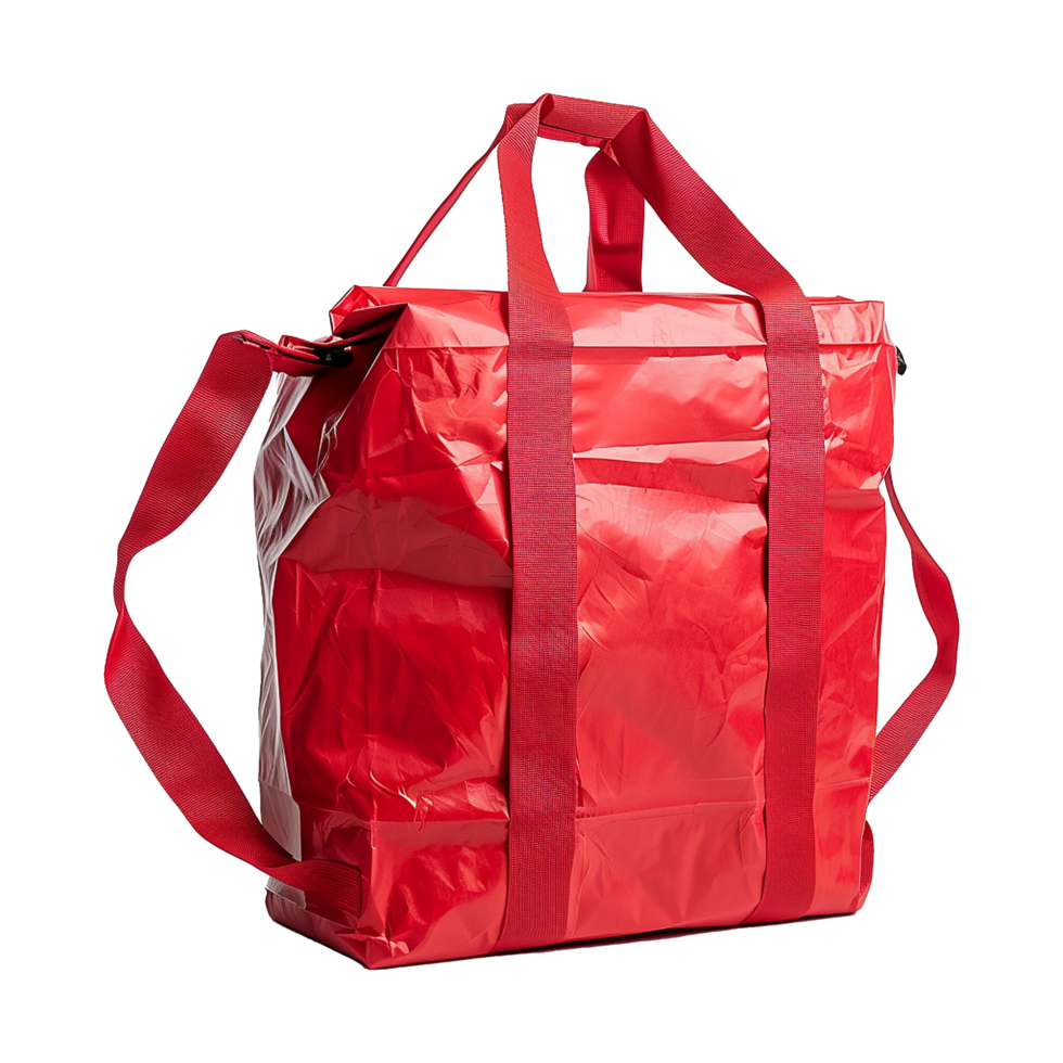 AI generated Food delivery bag isolated on transparent background png