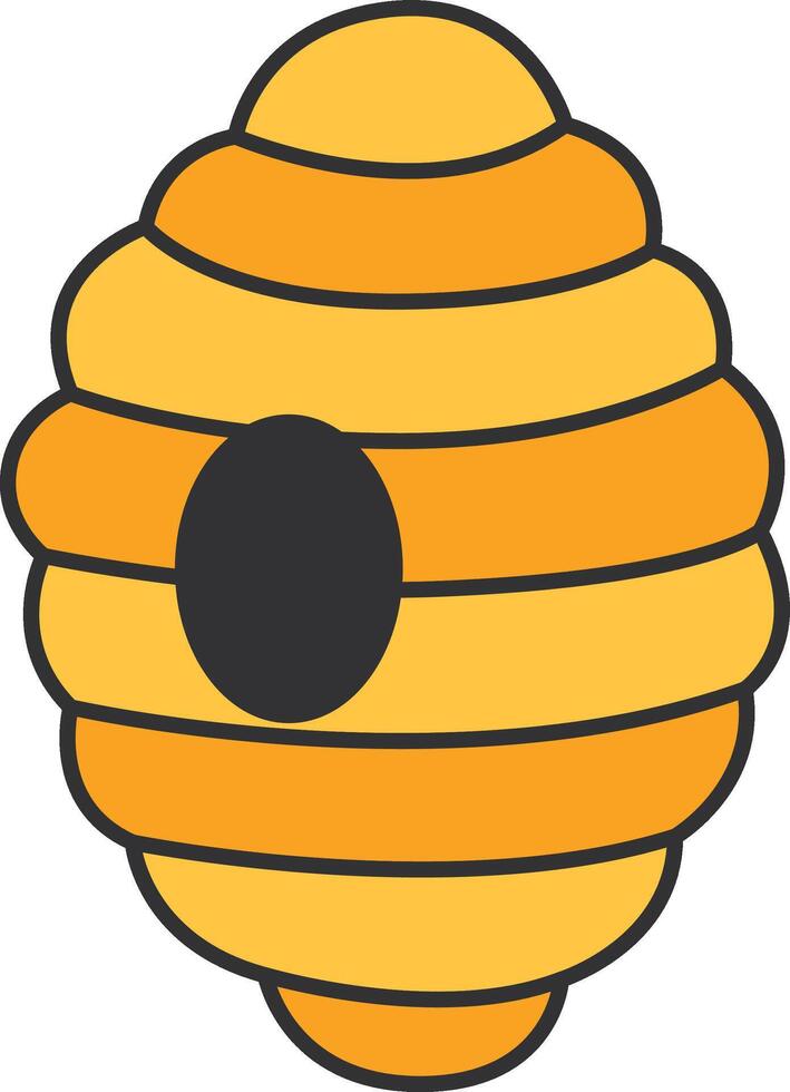 Beehive icon vector