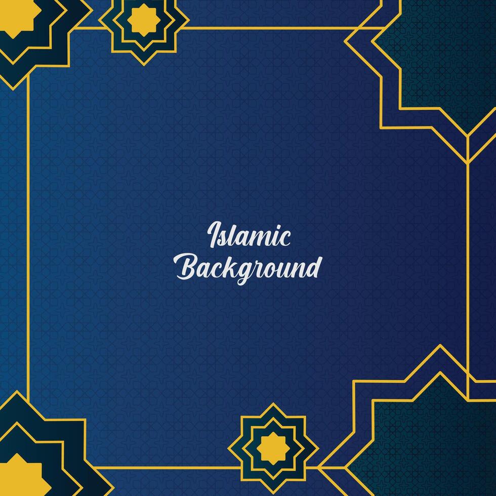 Islamic style Ramadan and Eid Greeting Card background vector