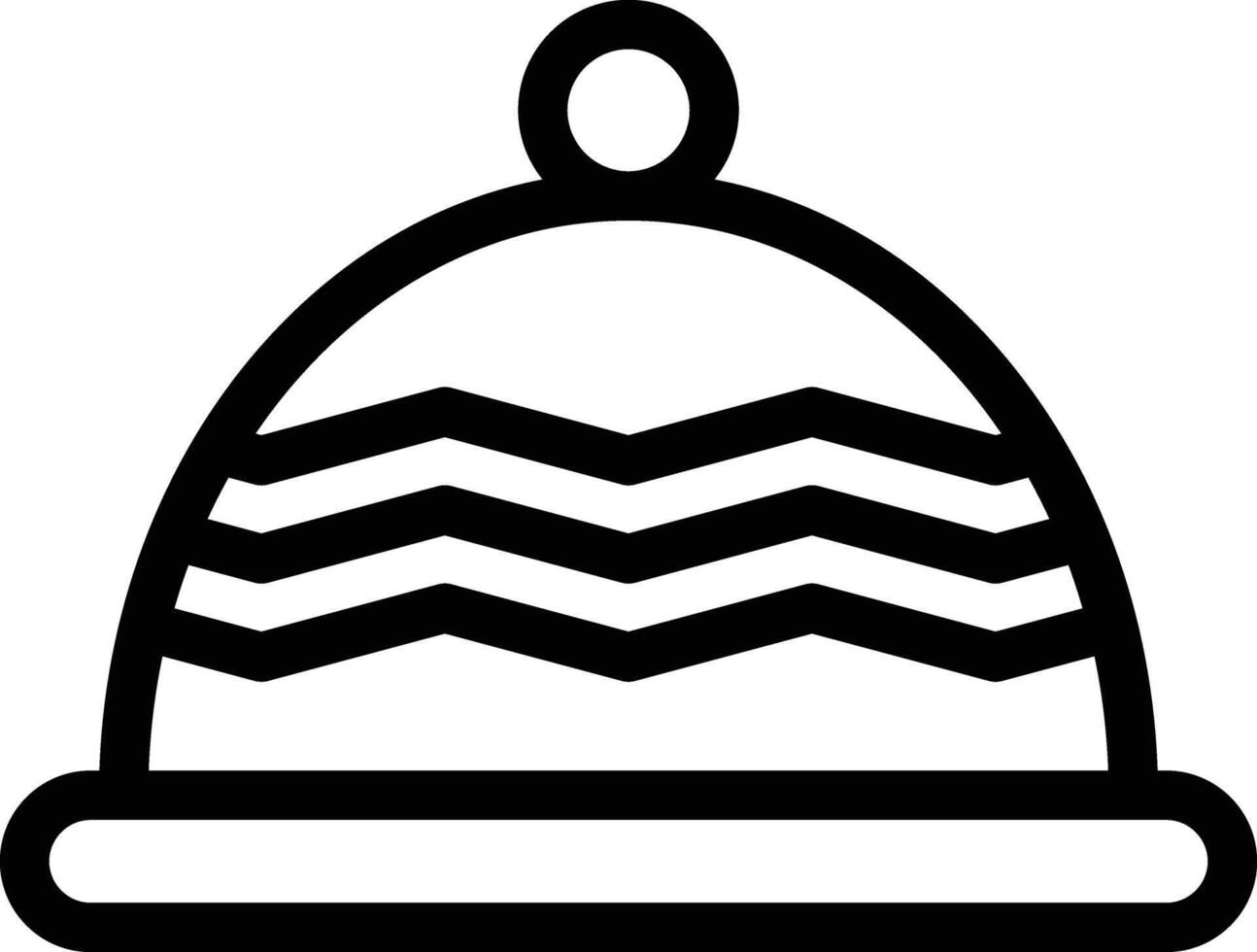 Winter hat vector icon