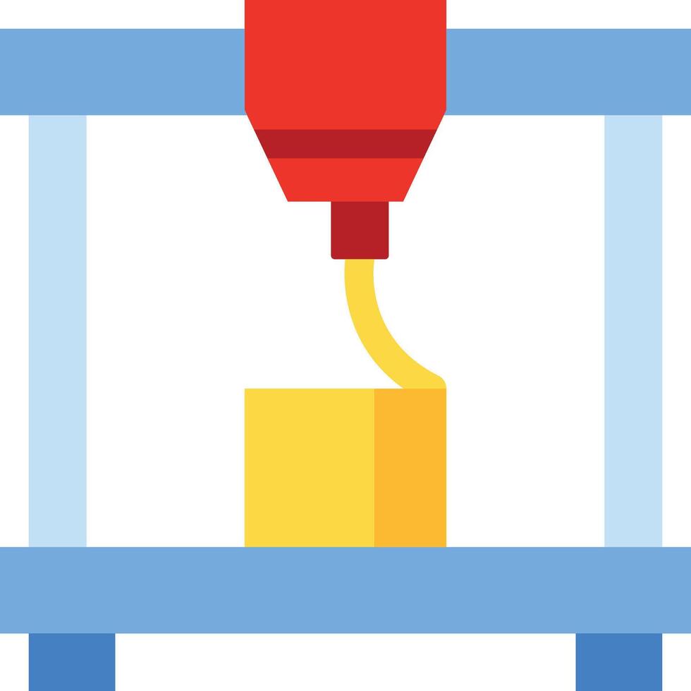 3D printer vector icon