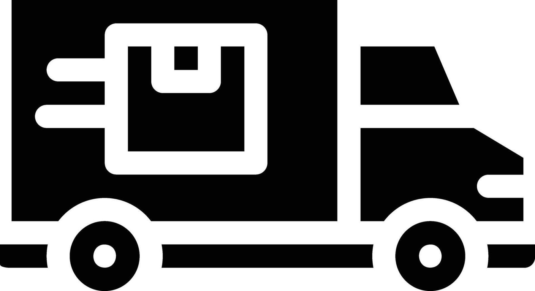 Delivery truck vector icon