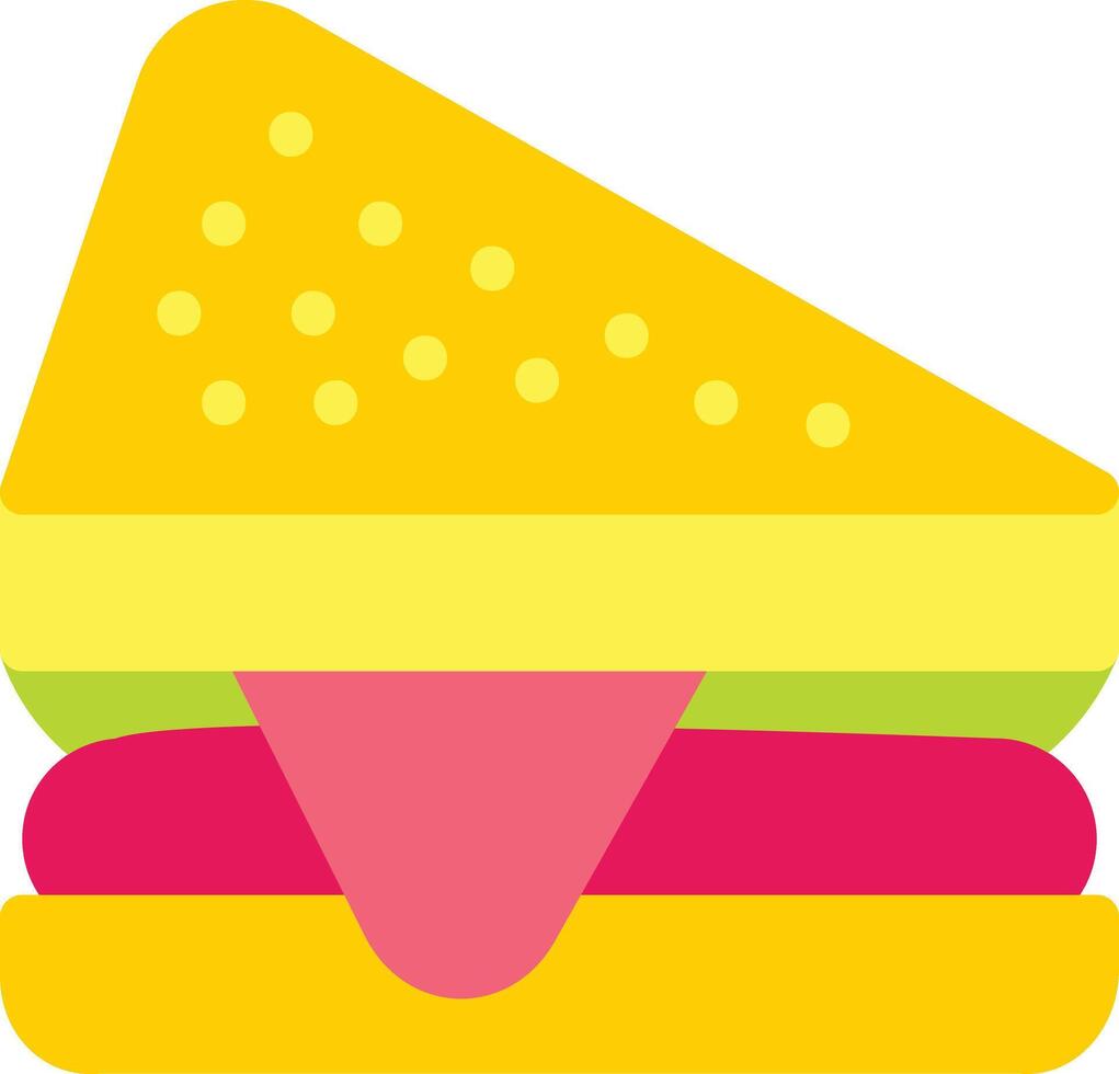 icono de vector de sándwich