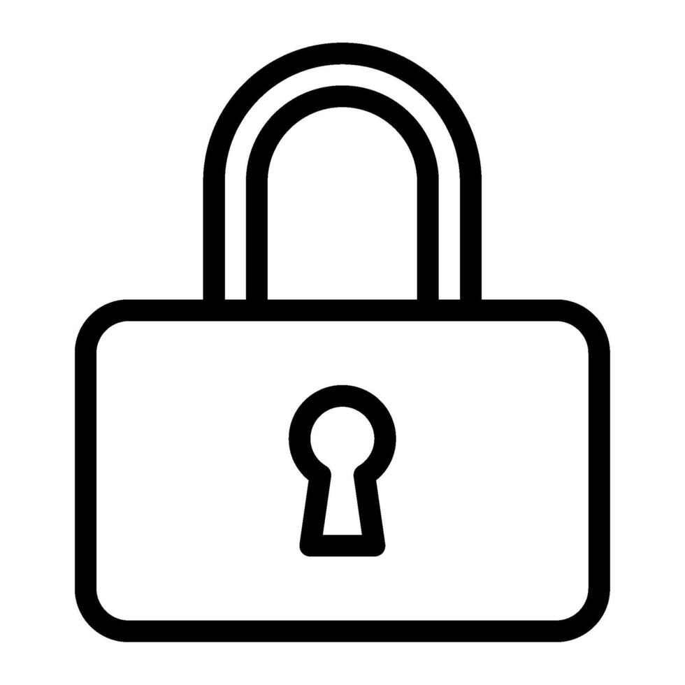 Lock user interface illustration vector