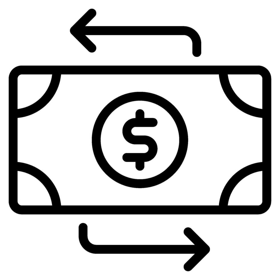 Transfer Payment and finance icon illustration vector