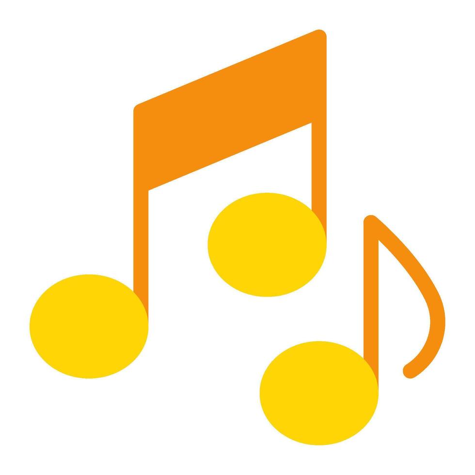 Music user interface illustration vector