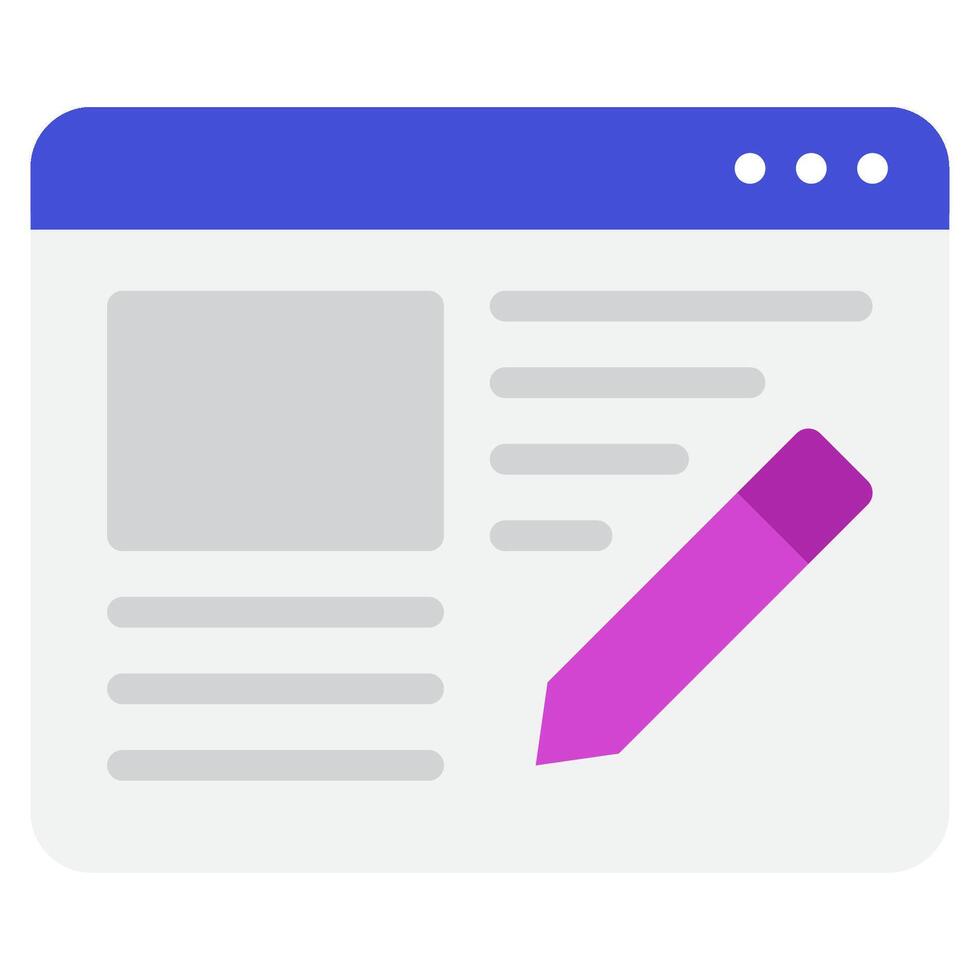 Content marketing and seo icon vector