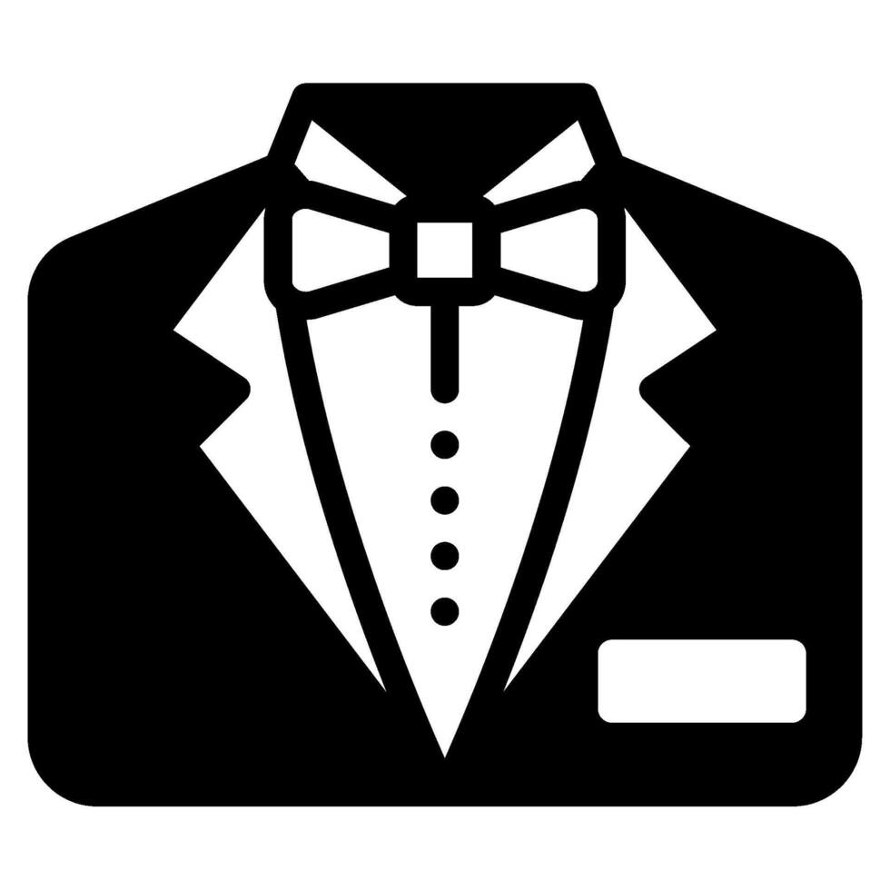 Tuxedo Wedding icon illustration vector