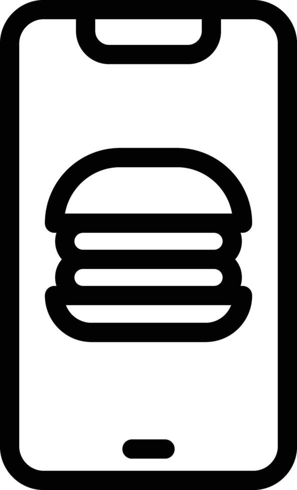 Online Food order vector icon