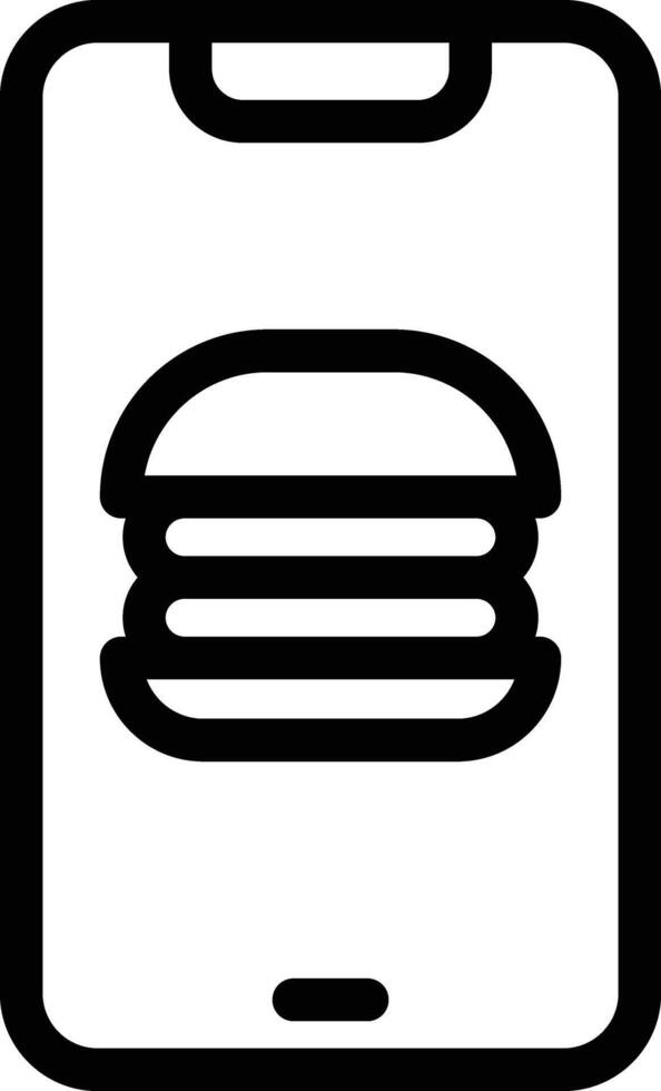 Online Food order vector icon