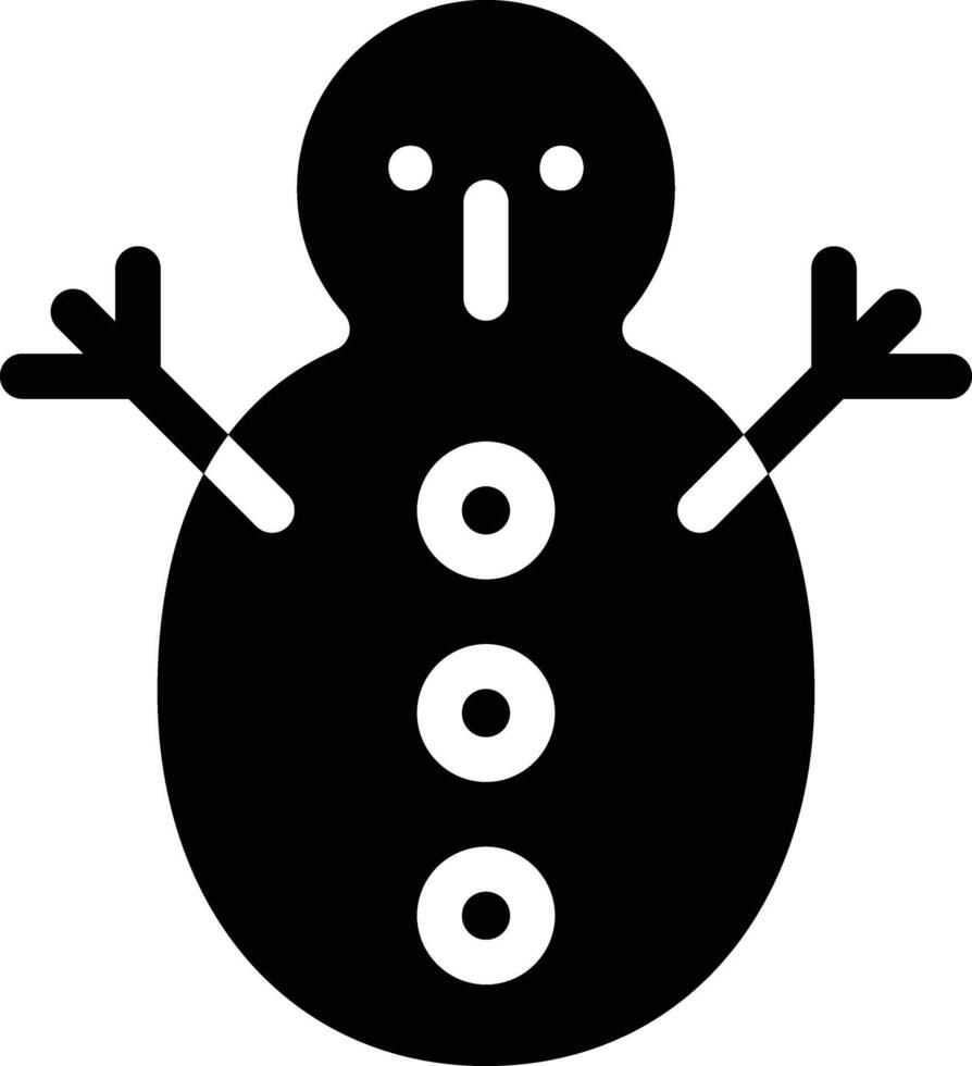 Snowman vector icon