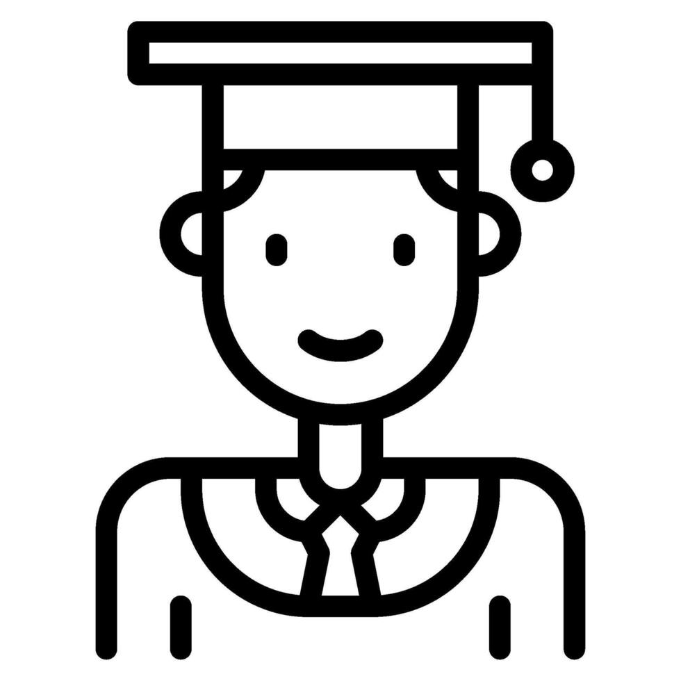 Student Online learning icon vector