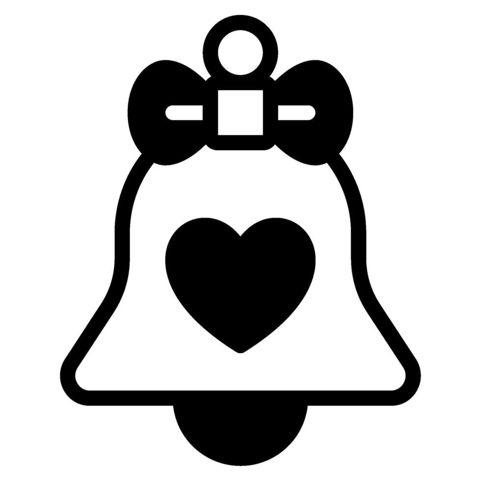 Wedding bells Wedding icon illustration vector