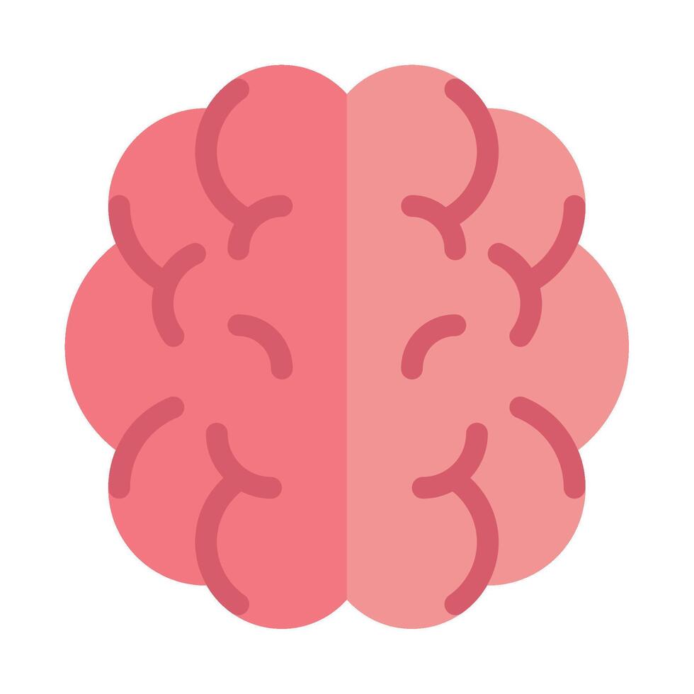 cerebro en línea aprendizaje icono vector