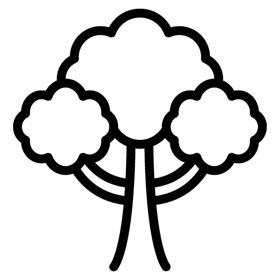 Tree ecology object icon illustration vector