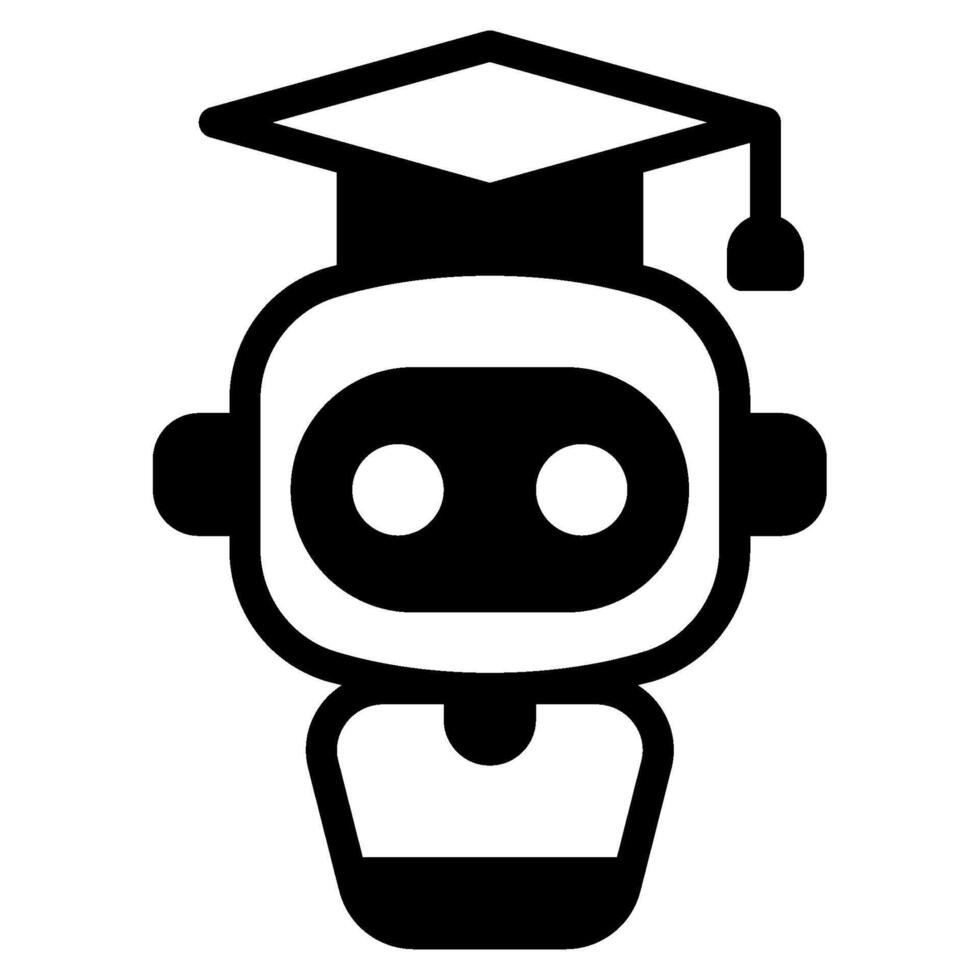 Guru virtual assistance icon illustration vector