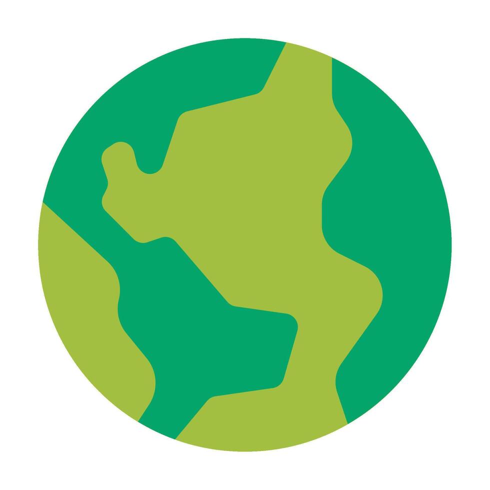 Earth ecology object icon illustration vector