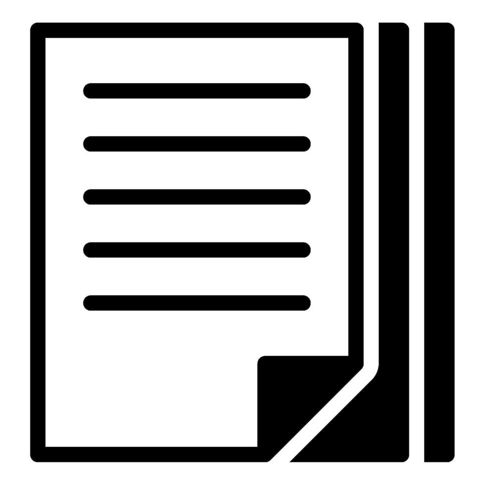 Paper Online learning icon vector