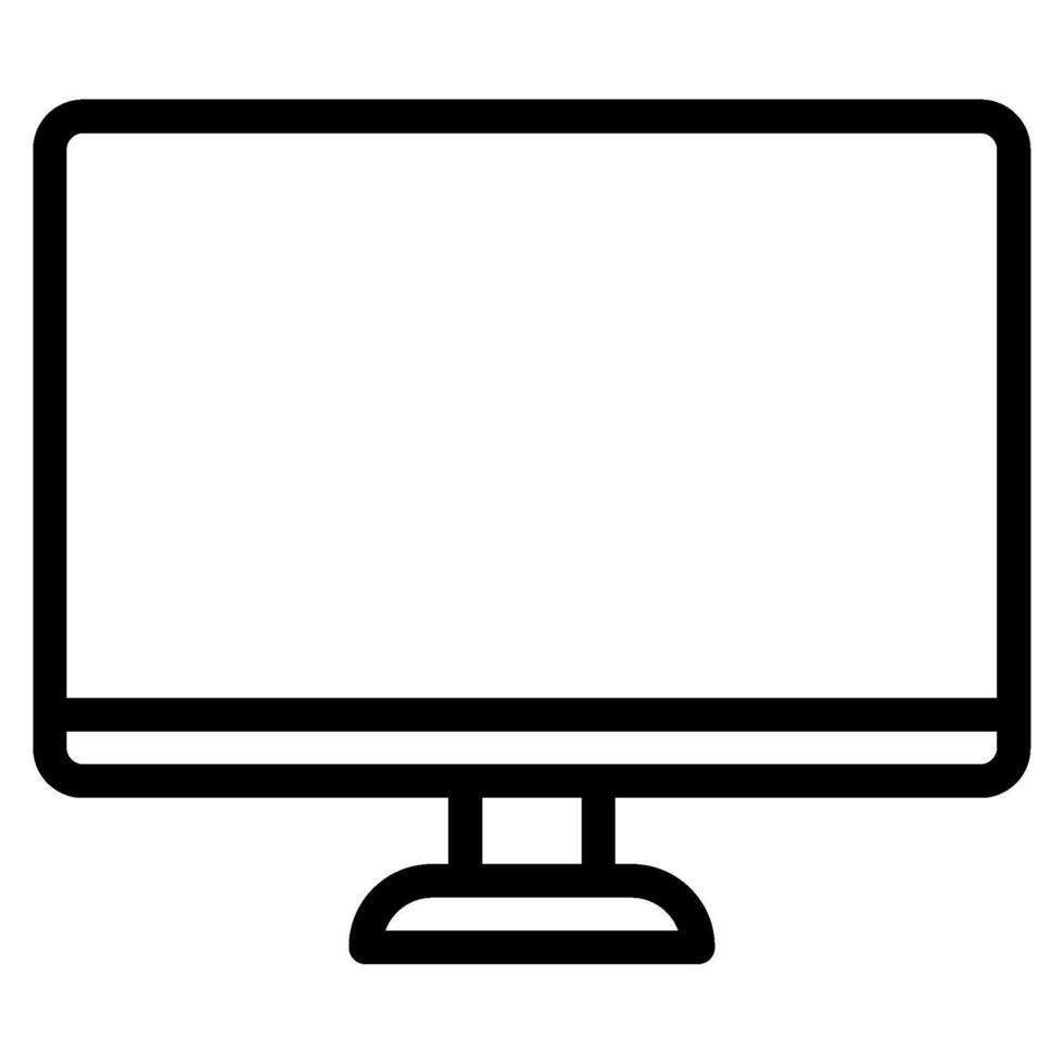 monitor en línea aprendizaje icono vector