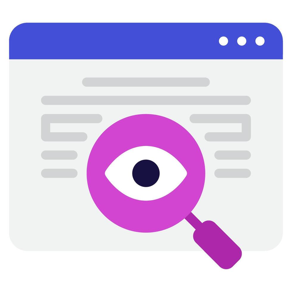 Visibility marketing and seo icon vector