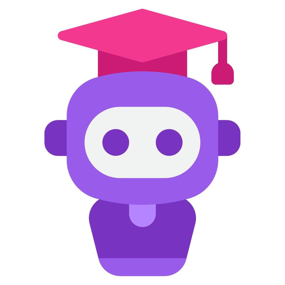 Guru virtual assistance icon illustration vector