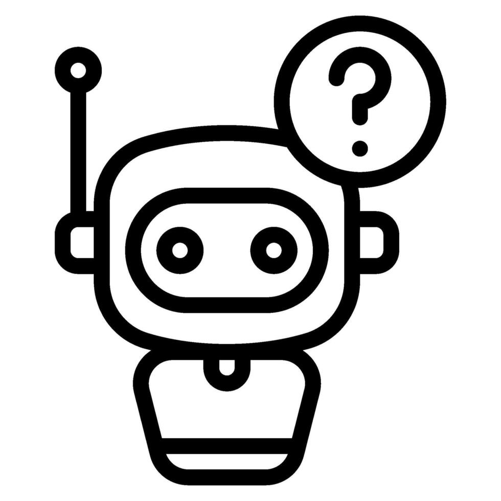 Helper virtual assistance icon illustration vector