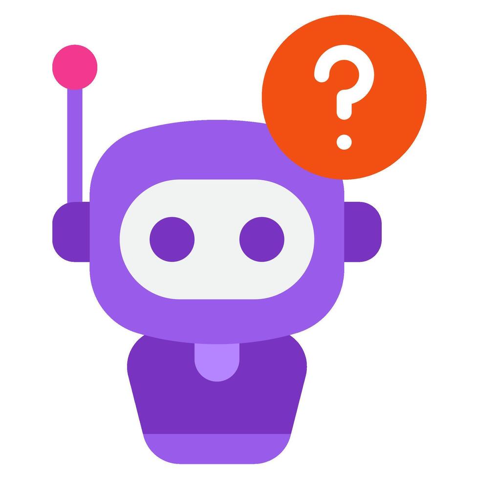 Helper virtual assistance icon illustration vector