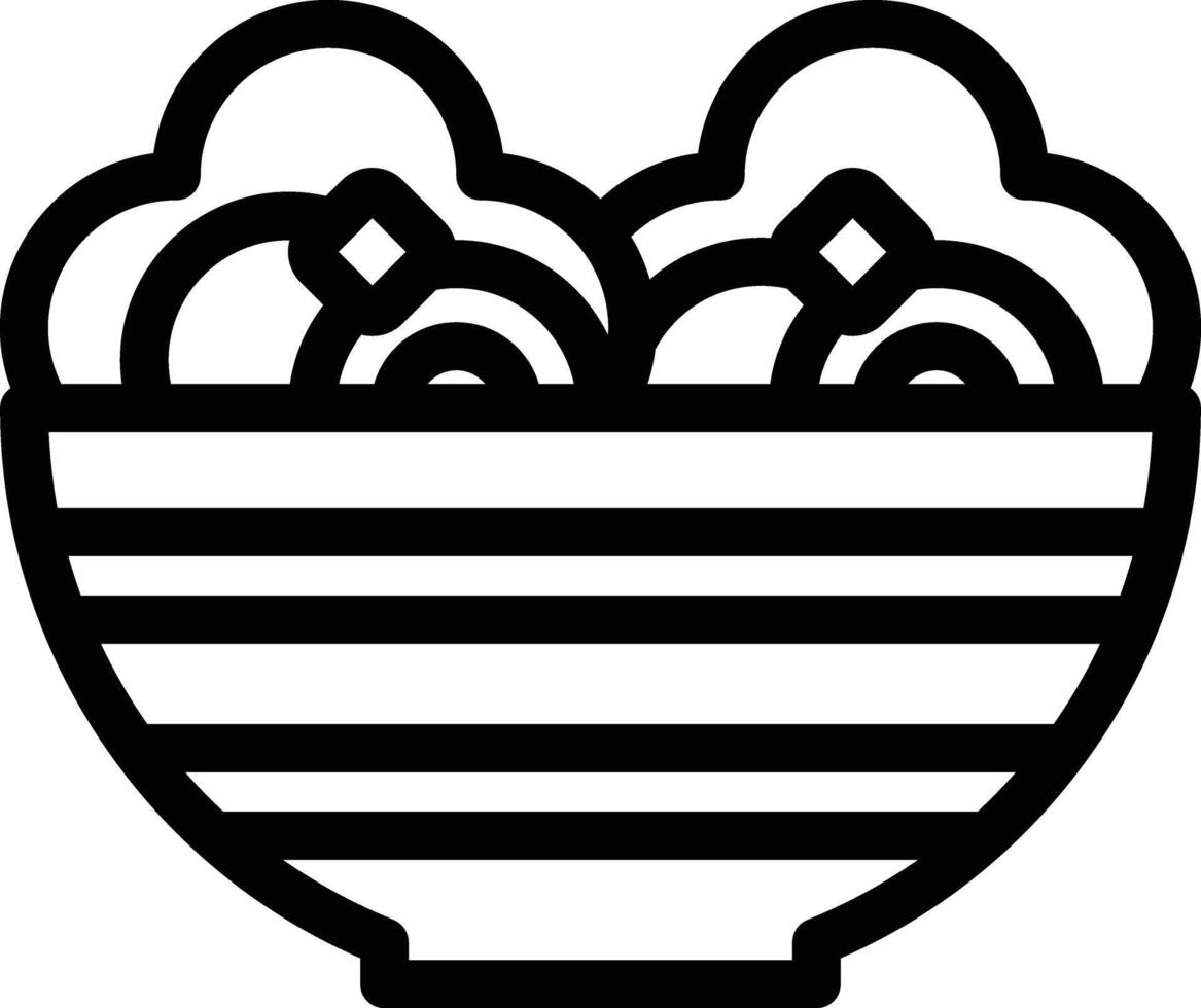 Salad vector icon