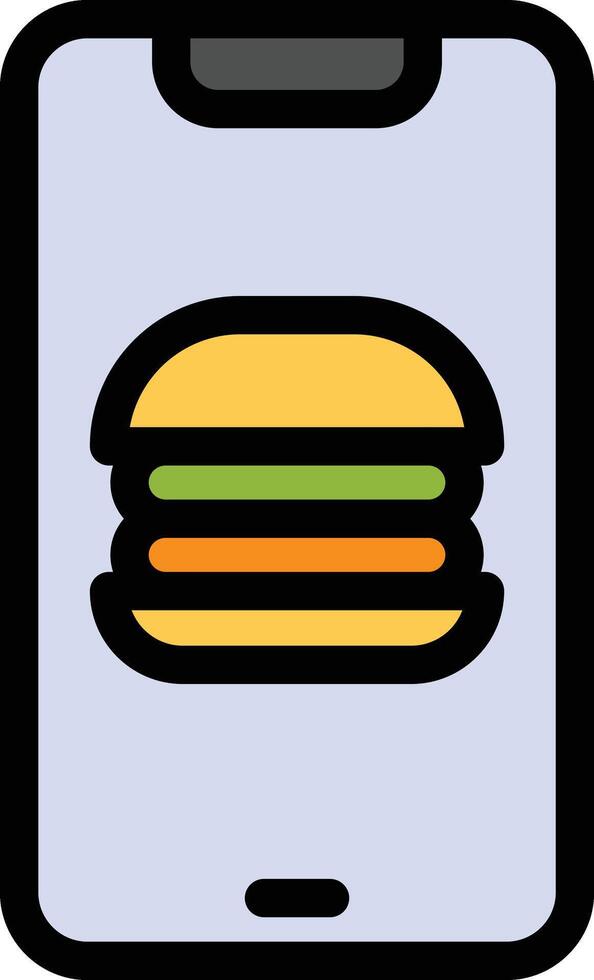 Online Food order vector icon
