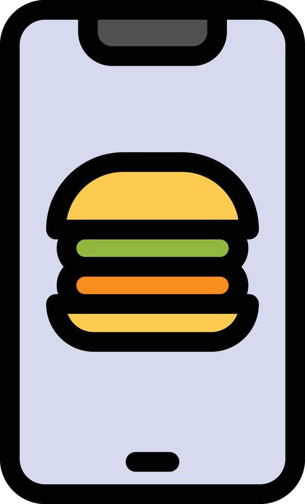 Online Food order vector icon