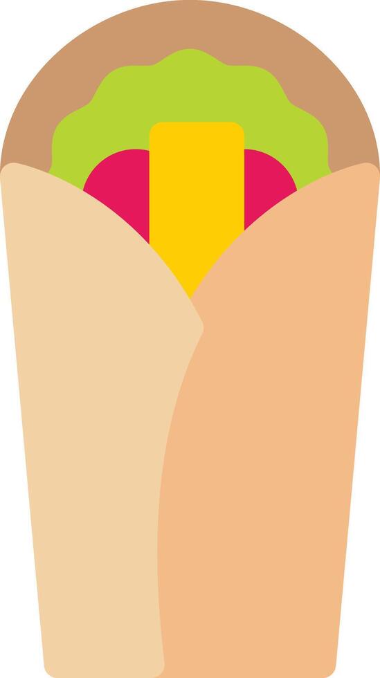 Wrap vector icon