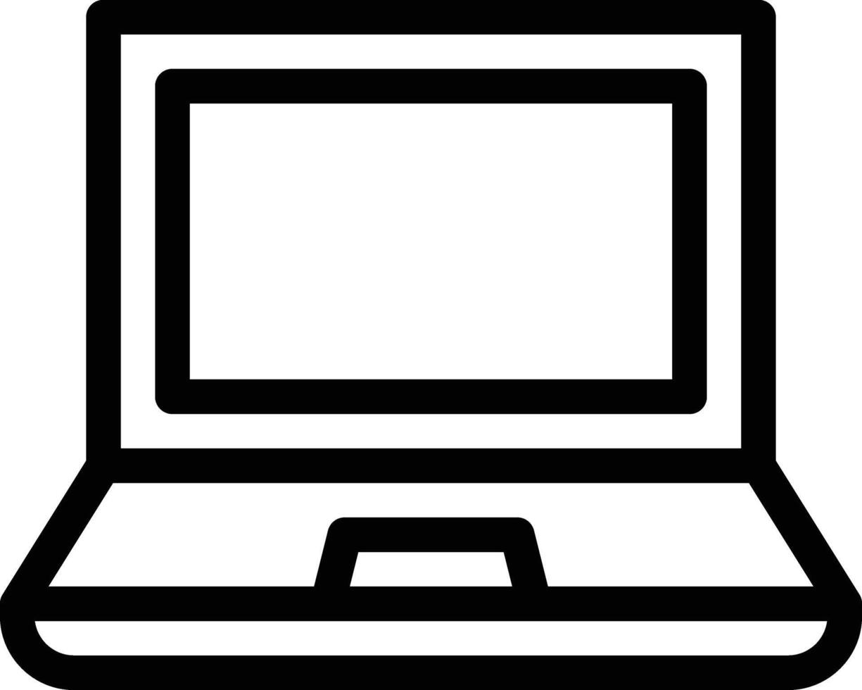 Laptop vector icon
