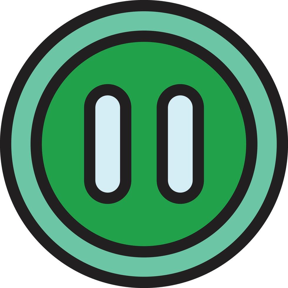 Pause Button vector icon