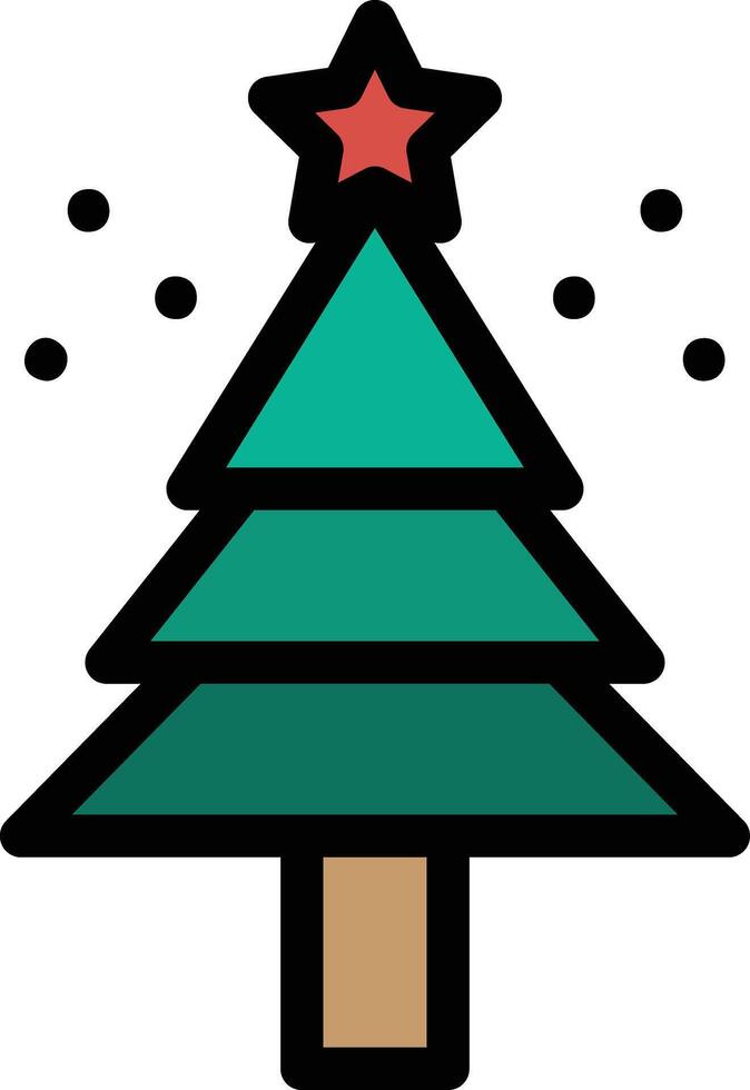 Christmas Tree vector icon