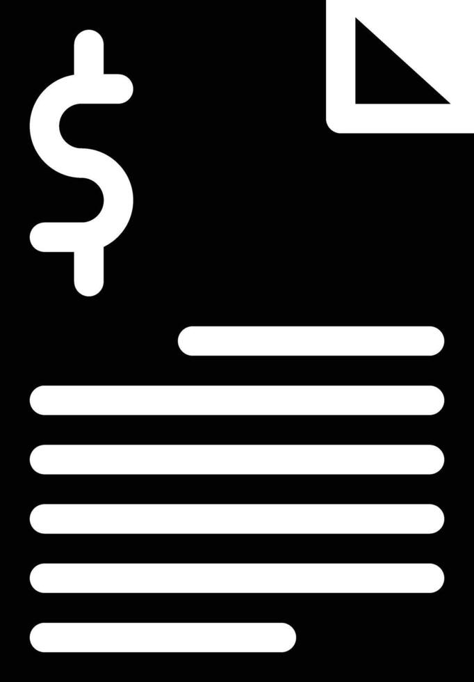 Invoice vector icon